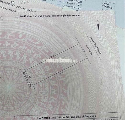 Lô đất siêu đẹp trục chính Bàu Mạc 17 thông Nguyễn An Ninh