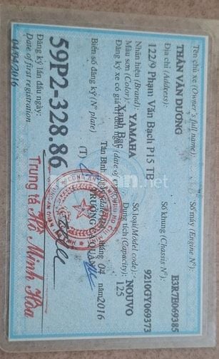 Bán Nouvo6 GP- T4. 2016 Bs Hồ Chí 