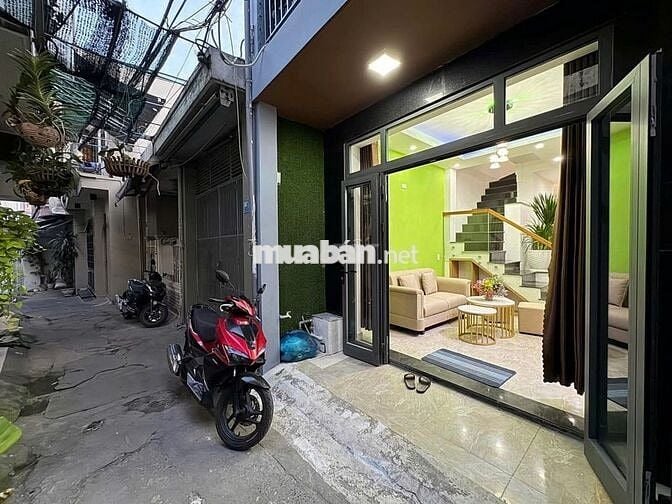 BÁN NHÀ 3 TẦNG 2 MẶT KIỆT THOÁNG SÁT ĐƯỜNG HÀM NGHI