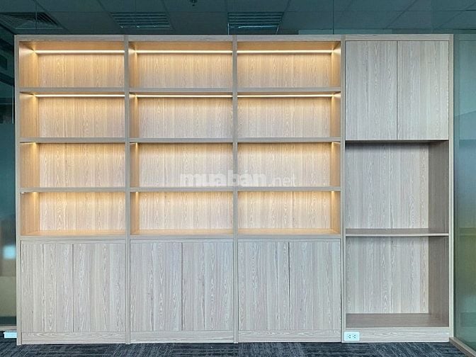 Thanh lý tủ gỗ văn phòng mới 70%