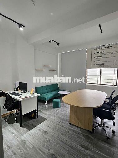 QUẬN 4 - SHARE VĂN PHÒNG TẦNG 1 ĐẦY ĐỦ NỘI THẤT-3.800.000/THÁNG (20m2)
