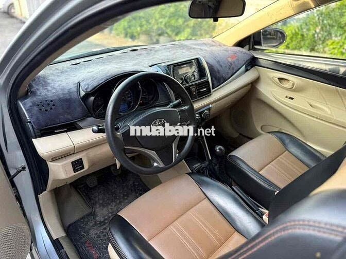 TOYOTA VIOS 1.5E 2017MT ,BH 1 NĂM XE RẤT ĐẸP