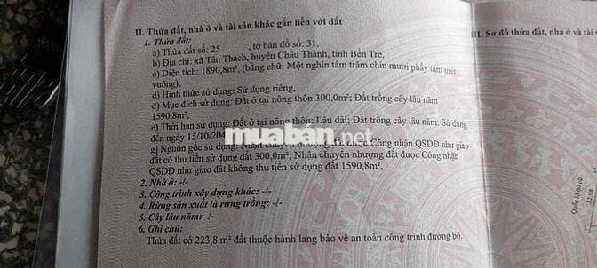 bán đất mặt tiền  có nhà cấp 4