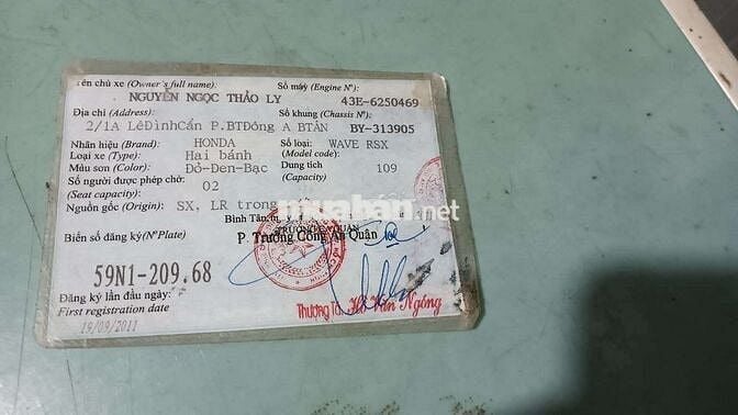 Bán xe(Hon da xịn)