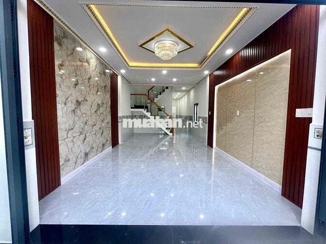 Nhà 1 trệt 1 lầu đẹp 5x20m Shr Mt nhựa 7m thông ngay ngã 5 chợ Đầu Môi