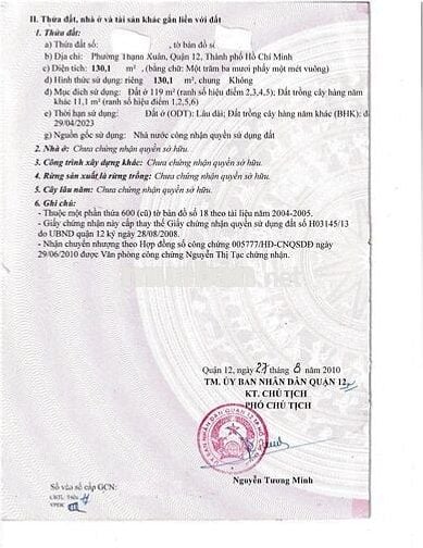 CẦN BÁN GẤP ĐẤT MẶT TIỀN ĐƯỜNG THẠNH XUÂN 38.