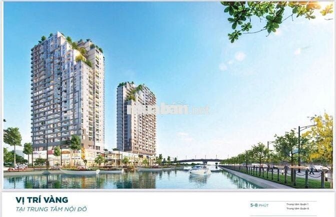 Bán căn hộ Daqua- Bến Bình Đông, Quận 8, tầng trung đẹp, 69m2, 3.78 tỷ