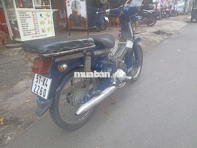 Honda Cub có đề zin đẹp cổ kiểng cà phê