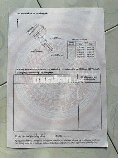 Bán đất mặt tiền DX71 Định Hoà (Chánh Hiệp, TP.HCM) 105,9m² giá rẻ