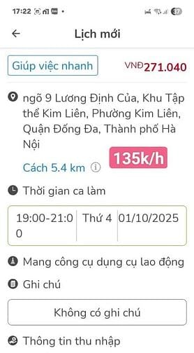 Tuyển giúp việc theo giờ - Thu nhập tốt