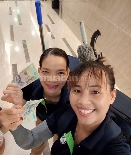 Tuyển giúp việc theo giờ - Thu nhập tốt