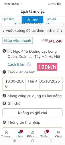 Tuyển giúp việc theo giờ - Thu nhập tốt
