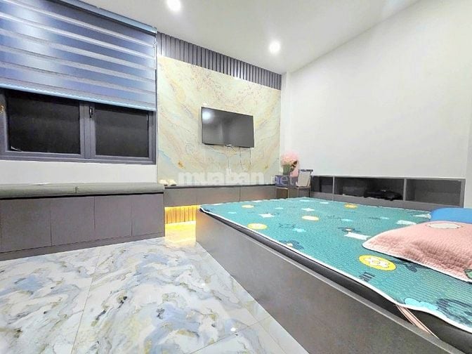Nhà Hẻm Oto-Rẻ Nhất- 4 Tầng- 5x10m - 3 Phòng Ngủ Master-6 tỷ 150