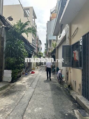 NHÀ 2 MẶT TIỀN TRƯỚC SAU ĐƯỜNG XE TẢI LỚN   TÂN BÌNH