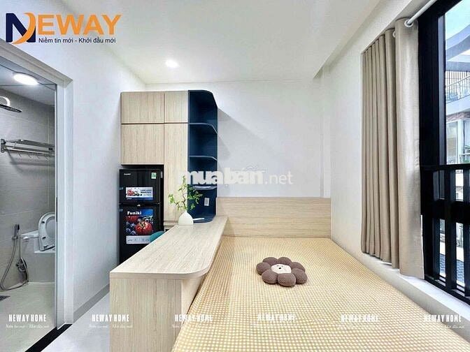 KHAI TRƯƠNG STUDIO MỚI XÂY_FULL NỘI THẤT_CỬA SỔ THOÁNG_GẦN AOEN BTÂN