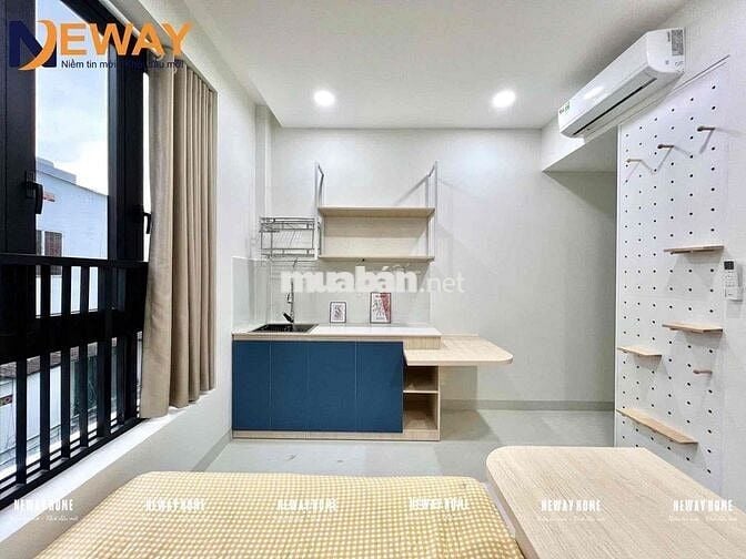 KHAI TRƯƠNG STUDIO MỚI XÂY_FULL NỘI THẤT_CỬA SỔ THOÁNG_GẦN AOEN BTÂN