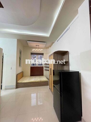 căn hộ studio ban công cửa sổ  có sân vườn siêu rộng thoáng