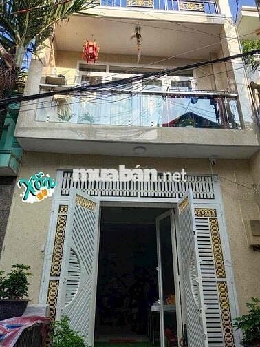 NHÀ 1 LẦU 3PN - HẺM 8M - OTO ĐẬU TRONG NHÀ