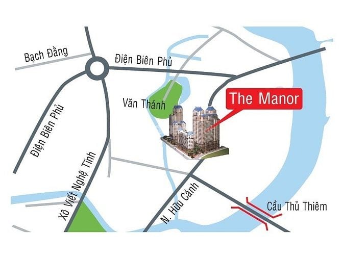 Bán căn Penthouse tại The Manor Bình Thạnh gồm 4 phòng ngủ 168m2