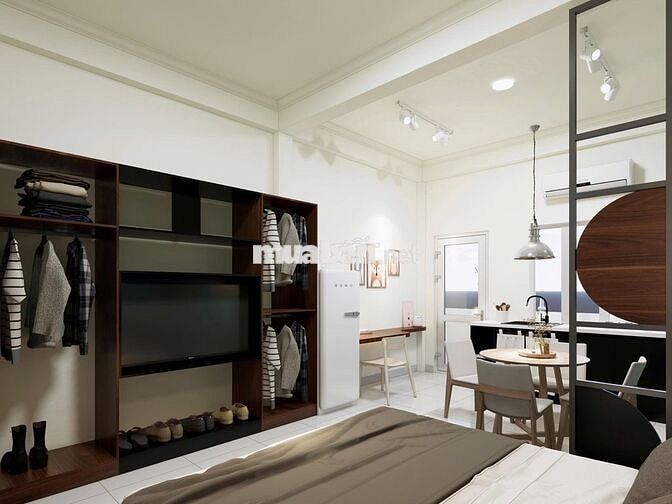 Khai trương căn hộ 45m2_Studio/1PN_Cửa Sổ/Balcony_chợ Tân Định