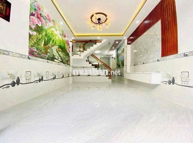 Mới keng trệt lầu 4,1*12; 2pn có máy lạnh hẻm xe hơi