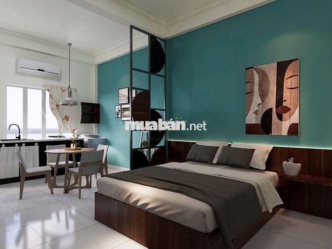 Khai trương căn hộ 45m2_Studio/1PN_Cửa Sổ/Balcony_chợ Tân Định