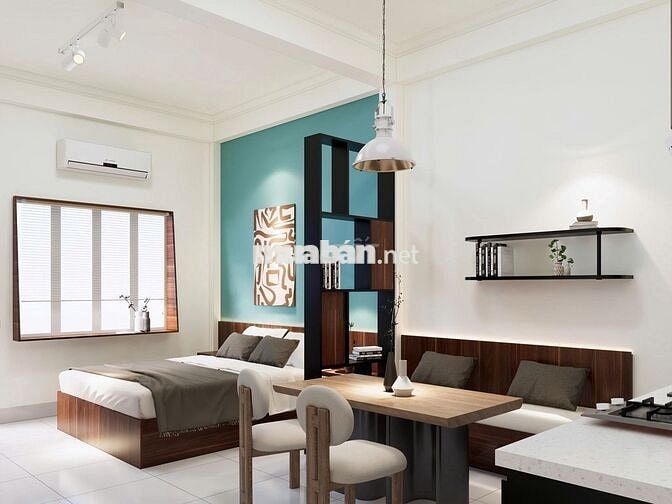 Khai trương căn hộ 45m2_Studio/1PN_Cửa Sổ/Balcony_chợ Tân Định