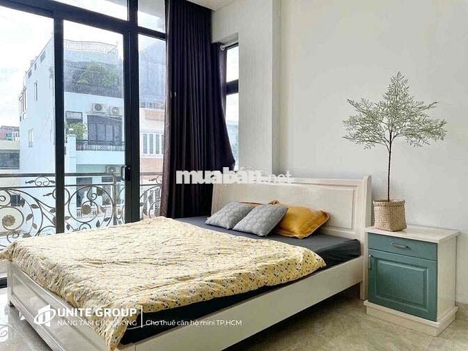 CĂN HỘ DỊCH VỤ GẦN NGÃ TƯ PHÚ NHUẬN,38m2,BAN CÔNG LỚN,FULL NỘI THẤT