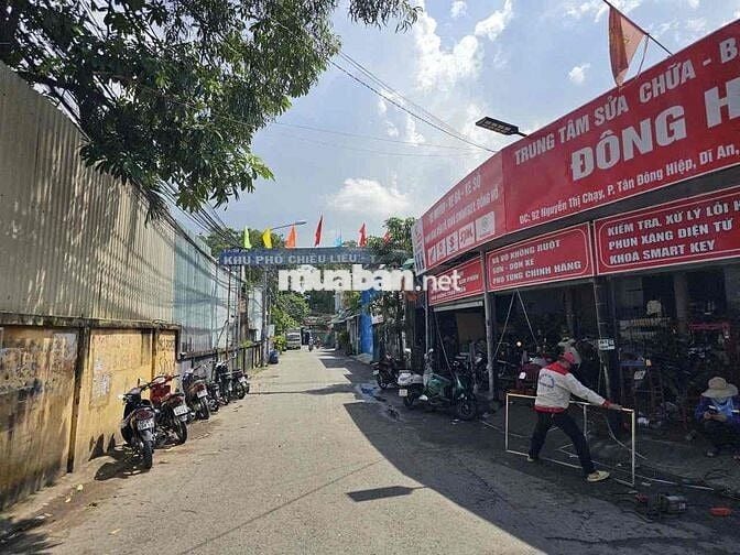 Đất 159m2 gần chợ Tân Long phường Tân Đông Hiệp Tp Dĩ An