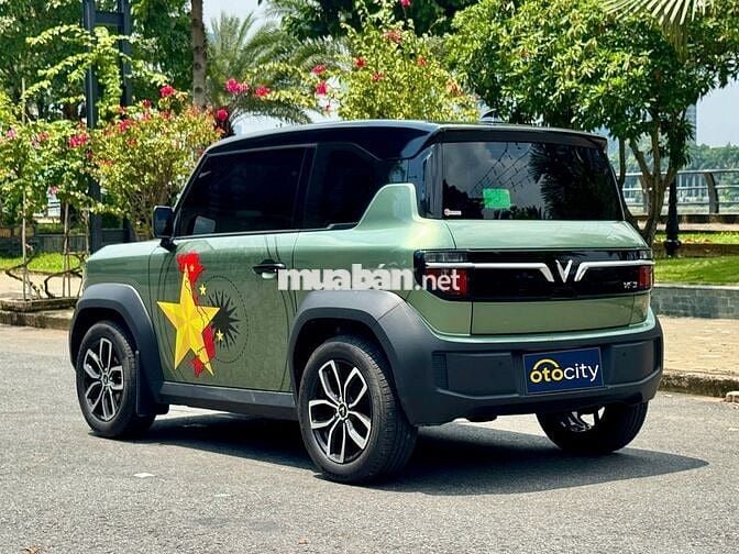 VinFast VF3 2024 - Màu xanh - 6.000km - Thuê pin