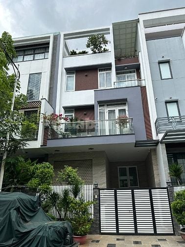 Bán Villa ngang 7m hầm 4 tầng khu compound kế Đảo Kim Cương, Quận 2.