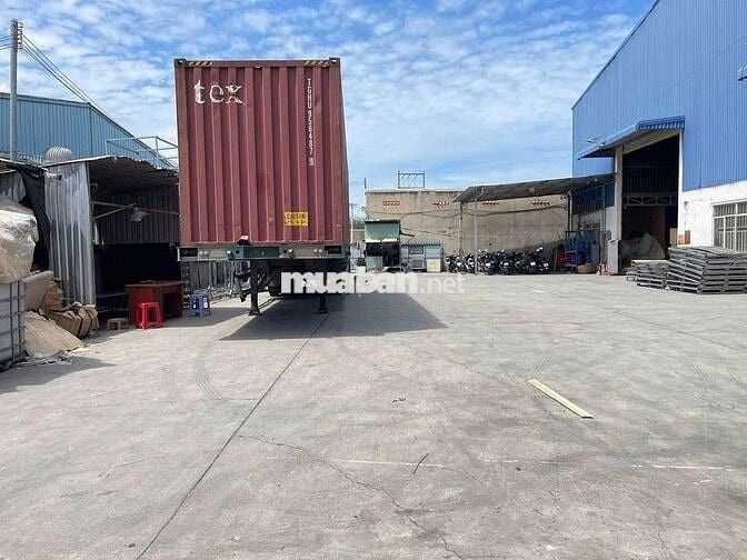 Cho thuê xưởng Thuận An 2300m PCCC Đường cont điện hạ bình sx đa nghề