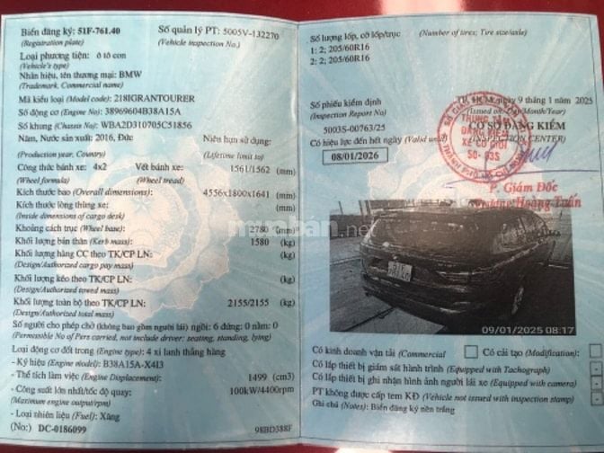 Xe chính chủ - gia đình đi ít - không ngập đụng