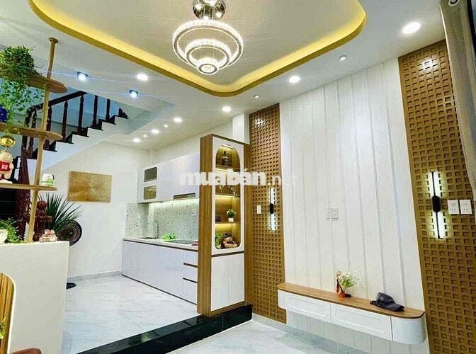 CHO THUÊ NHÀ MỚI XÂY - 1 TRỆT 2 LẦU ST - 3Pn 3Wc - gần Lê Quang Định