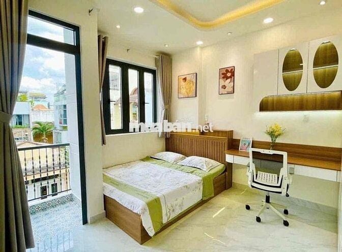 CHO THUÊ NHÀ MỚI XÂY - 1 TRỆT 2 LẦU ST - 3Pn 3Wc - gần Lê Quang Định