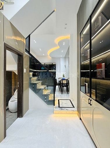 NHÀ 2 MẶT TIỀN HẺM XE HƠI PHAN HUY ÍCH, P.12, Q.GV, HCM 4.57 TỶ
