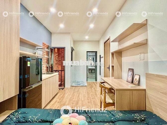 STUDIO FULL NỘI THẤT CAO CẤP CHỈ TÍNH ĐIỆN NƯỚC GẦN AEON TÂN PHÚ