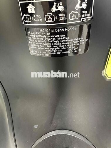 SHVN 125ABS 2024 xe odo 1500km đúng