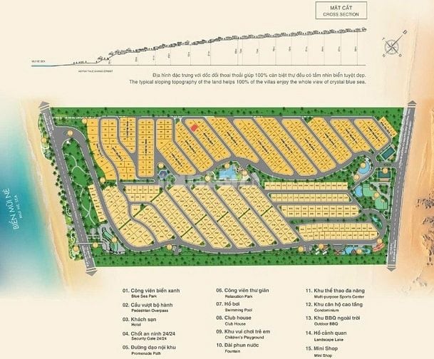 Xuất cảnh cần bán nền biệt thự view biển Mũi Né