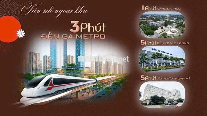 Chỉ 350tr sở hữu căn Bcons Asahi sát Làng ĐH, 2PN, 2 mặt tiền đường