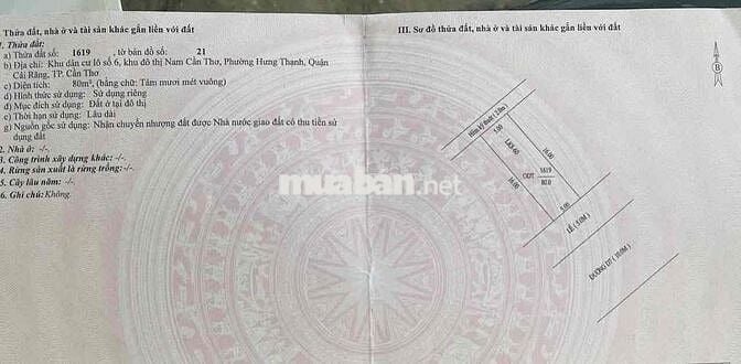 Bán nền D7 KDC Hồng Loan giá 3,25 tỷ