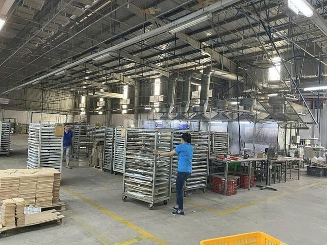 Cho thuê kho xưởng nhuộm 8.000m2, KCN Đức Hòa , Long An, PCCC tự động 