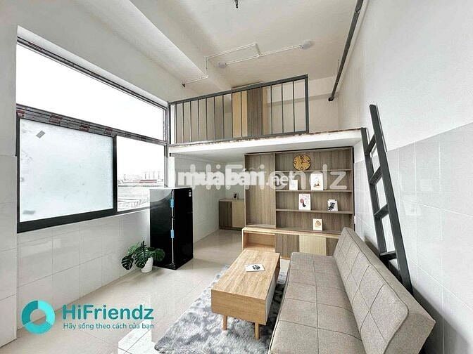 🏠Cho thuê Duplex cao cấp HOÀ BÌNH gác cao cửa sổ trời Full nội thất