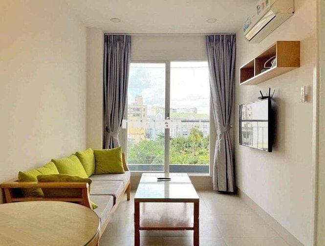1pn Full nội thất gần trung tâm có ban công cho thuê mới xây gần q1q4