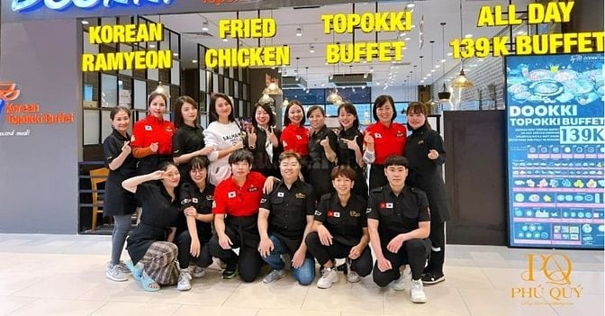 [DOOKKI BẮC NINH] TUYỂN DỤNG NHÂN VIÊN PHỤC VỤ