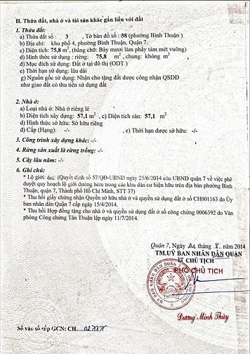 Bán Nhà Hẻm 320 Nguyễn Văn Linh, P.Bình Thuận Quận 7, Hẻm Xe Hơi thông