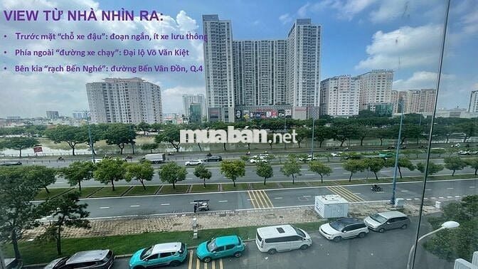Nhà lầu đẹp, MT Võ Văn Kiệt, Q.1, vị trí đẹp, chỗ đậu xe ô tô rộng