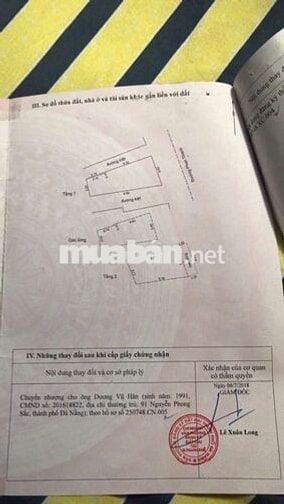 Nhà MT 76 Phan Thanh 2 tầng 1 lửng