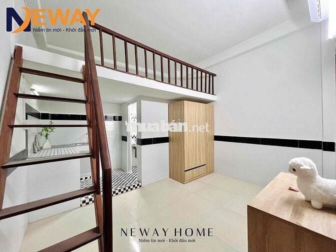 CĂN HỘ CÓ GÁC FULL NỘI THẤT- MỚI XÂY SIÊU ĐẸP- THANG MÁY- BẢO VỆ