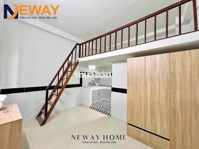 CĂN HỘ CÓ GÁC FULL NỘI THẤT- MỚI XÂY SIÊU ĐẸP- THANG MÁY- BẢO VỆ